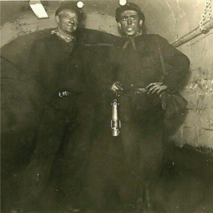 foto di vecchi minatori