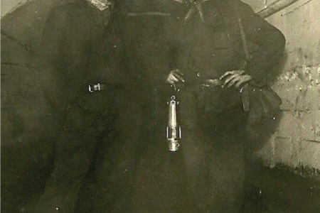 foto di vecchi minatori